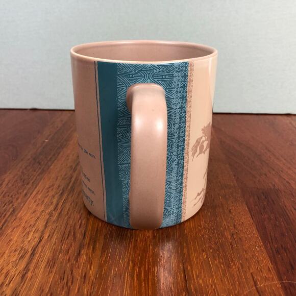 VTG Starbucks Origins Series Thanks To Manolo 18oz Mug Green Accent EUC - Picture 4 of 9